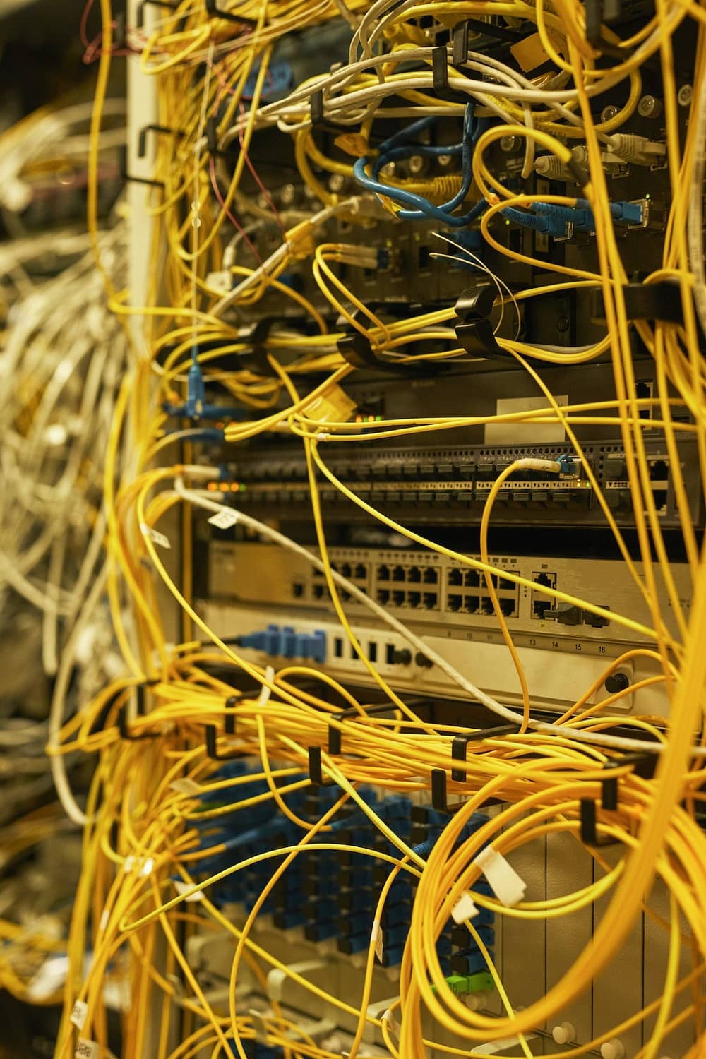 Cables in Server Room